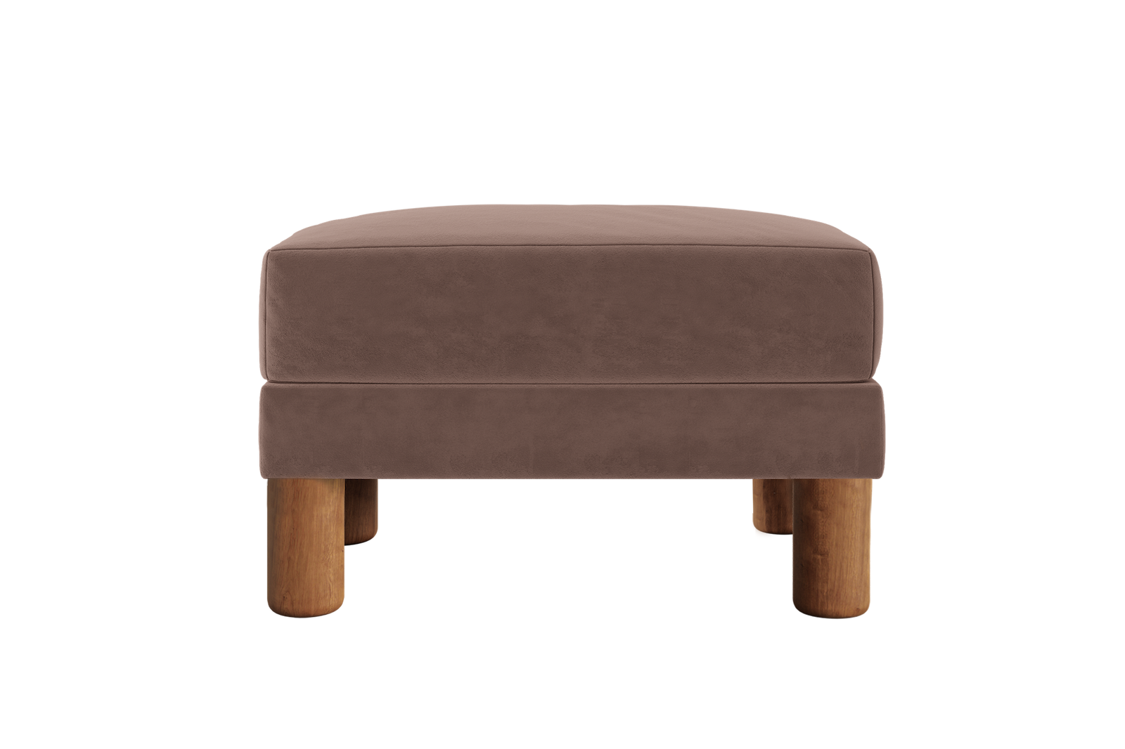 The Essential Ottoman in Recycled Velvet