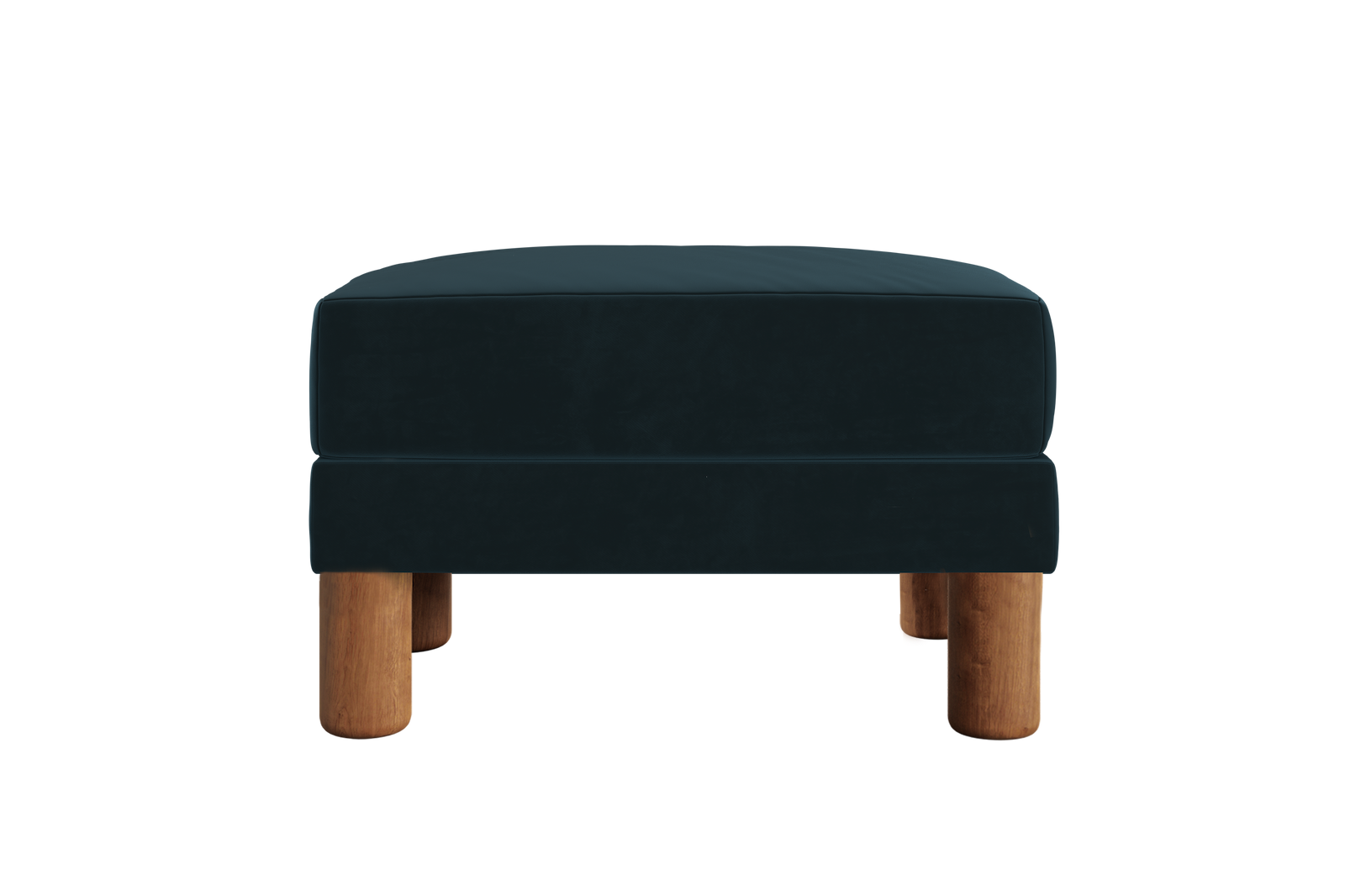 The Essential Ottoman in Recycled Velvet
