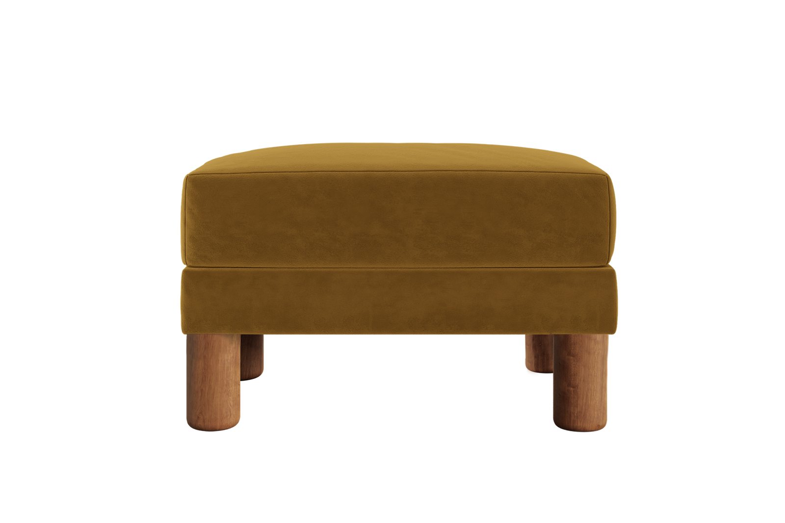 The Essential Ottoman in Recycled Velvet