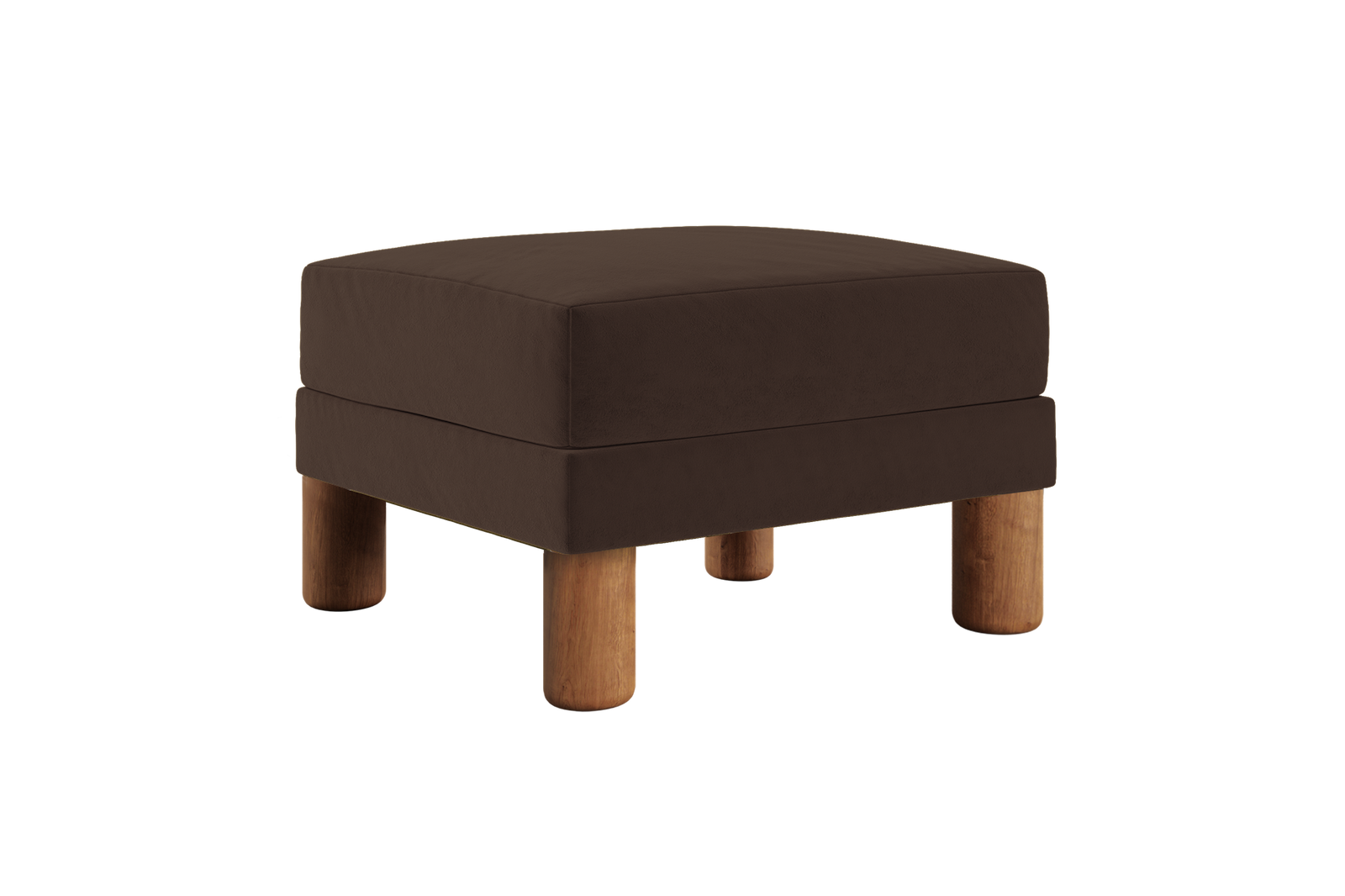 The Essential Ottoman in Recycled Velvet