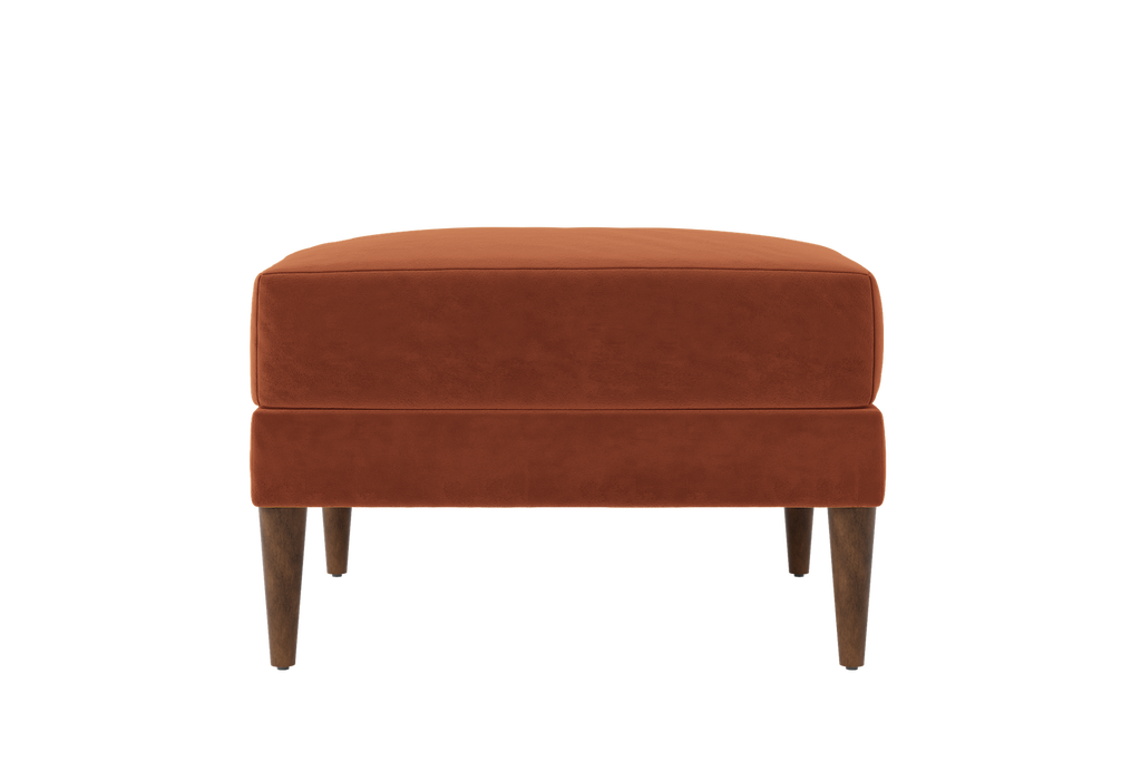 The Essential Ottoman in Recycled Velvet