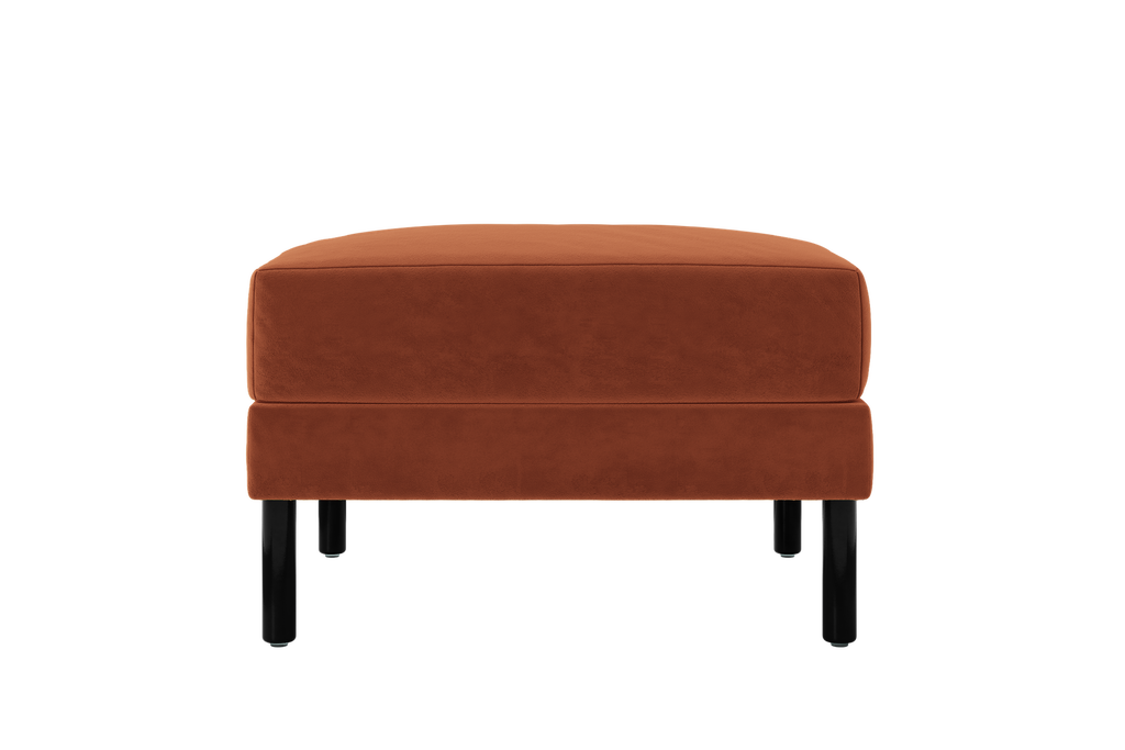 The Essential Ottoman in Recycled Velvet