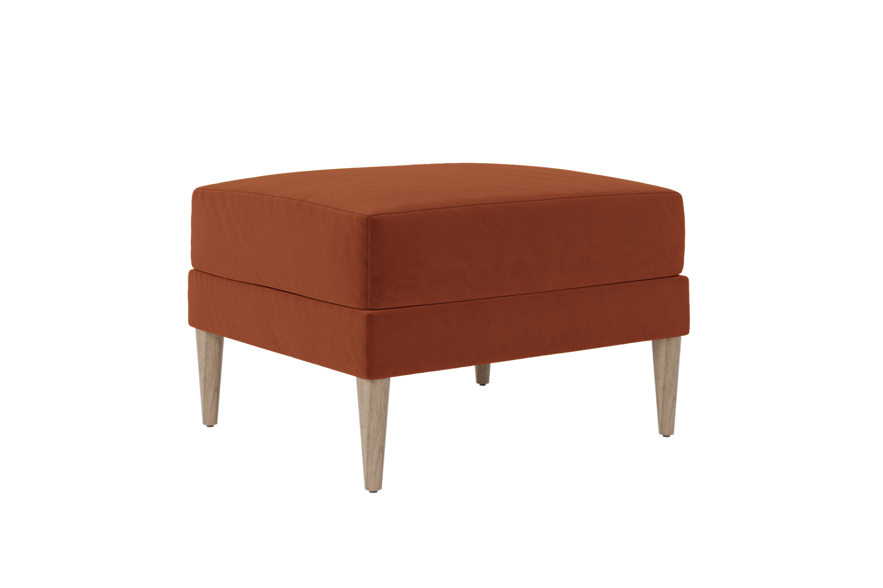 The Essential Ottoman in Recycled Velvet