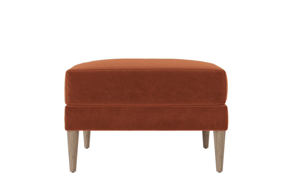 The Essential Ottoman in Recycled Velvet