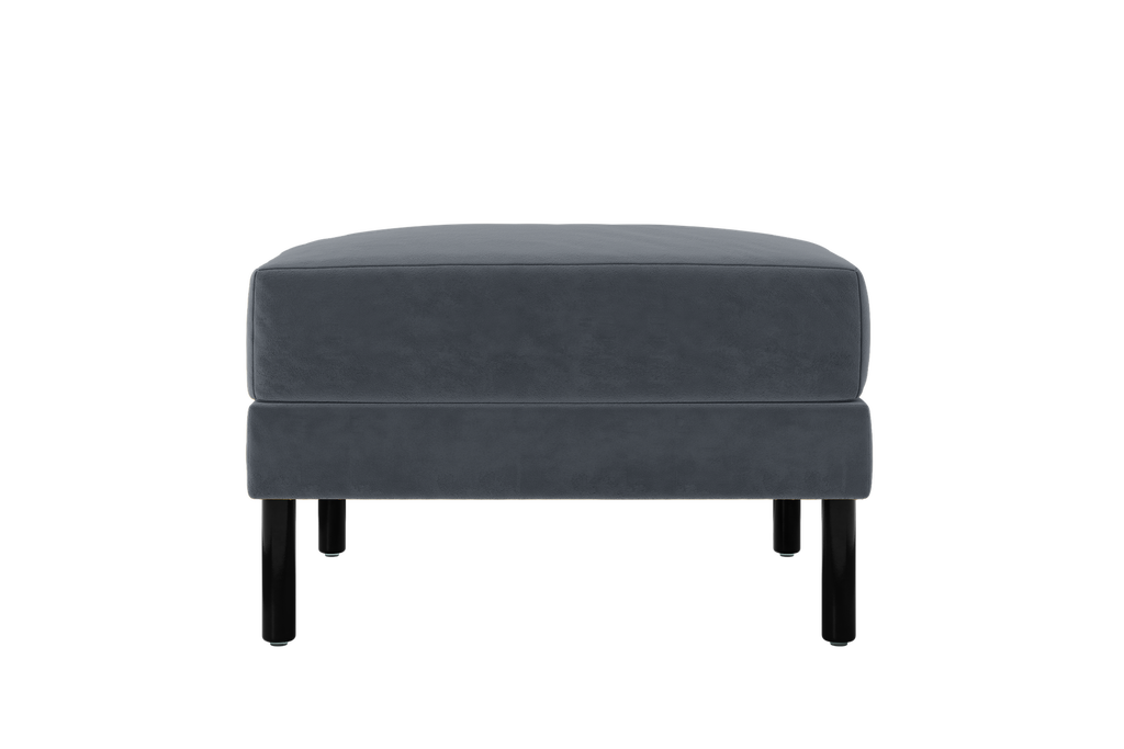 The Essential Ottoman in Recycled Velvet