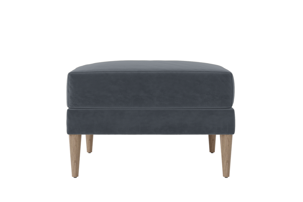 The Essential Ottoman in Recycled Velvet
