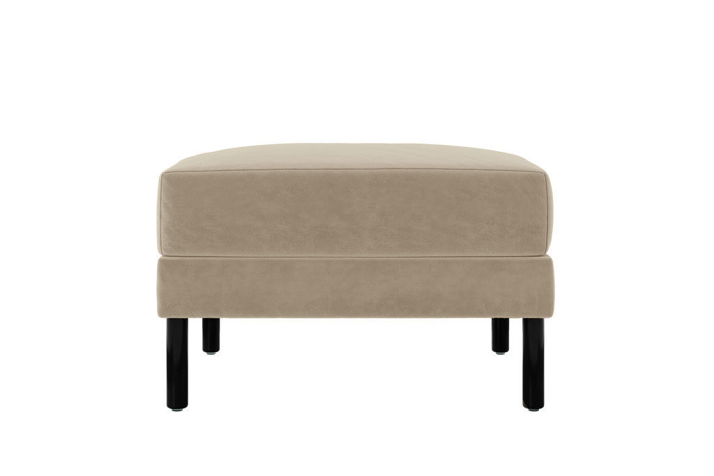 The Essential Ottoman in Recycled Velvet