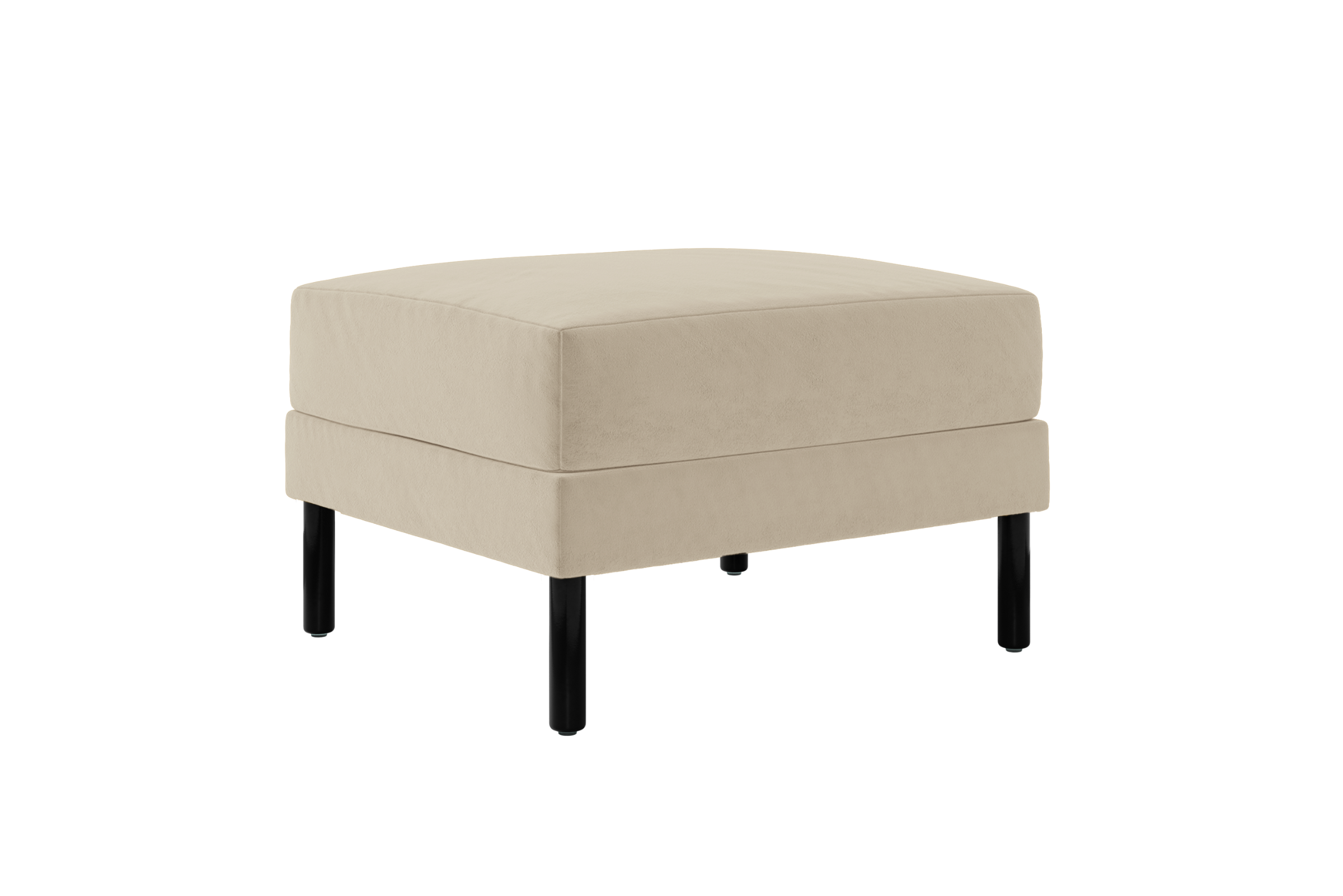 The Essential Ottoman in Recycled Velvet