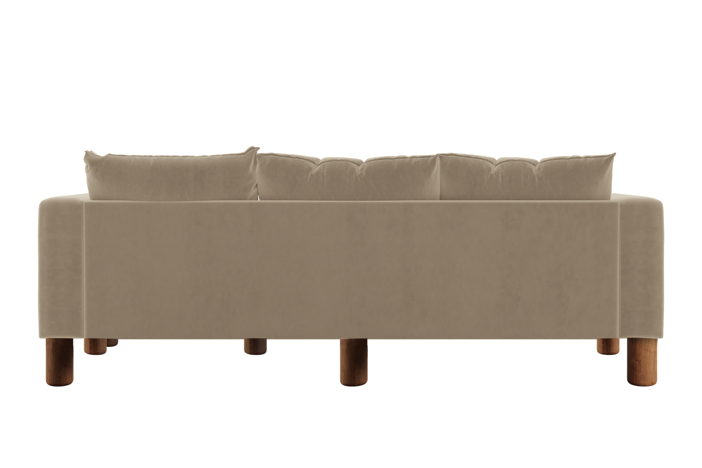 The Essential Sectional in Recycled Velvet