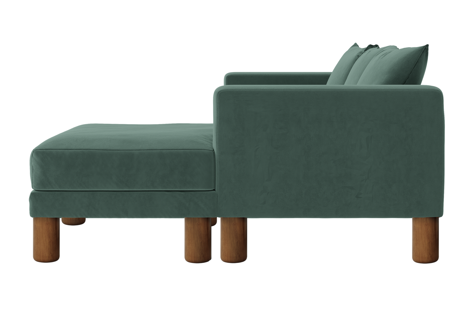 The Essential Sectional in Recycled Velvet