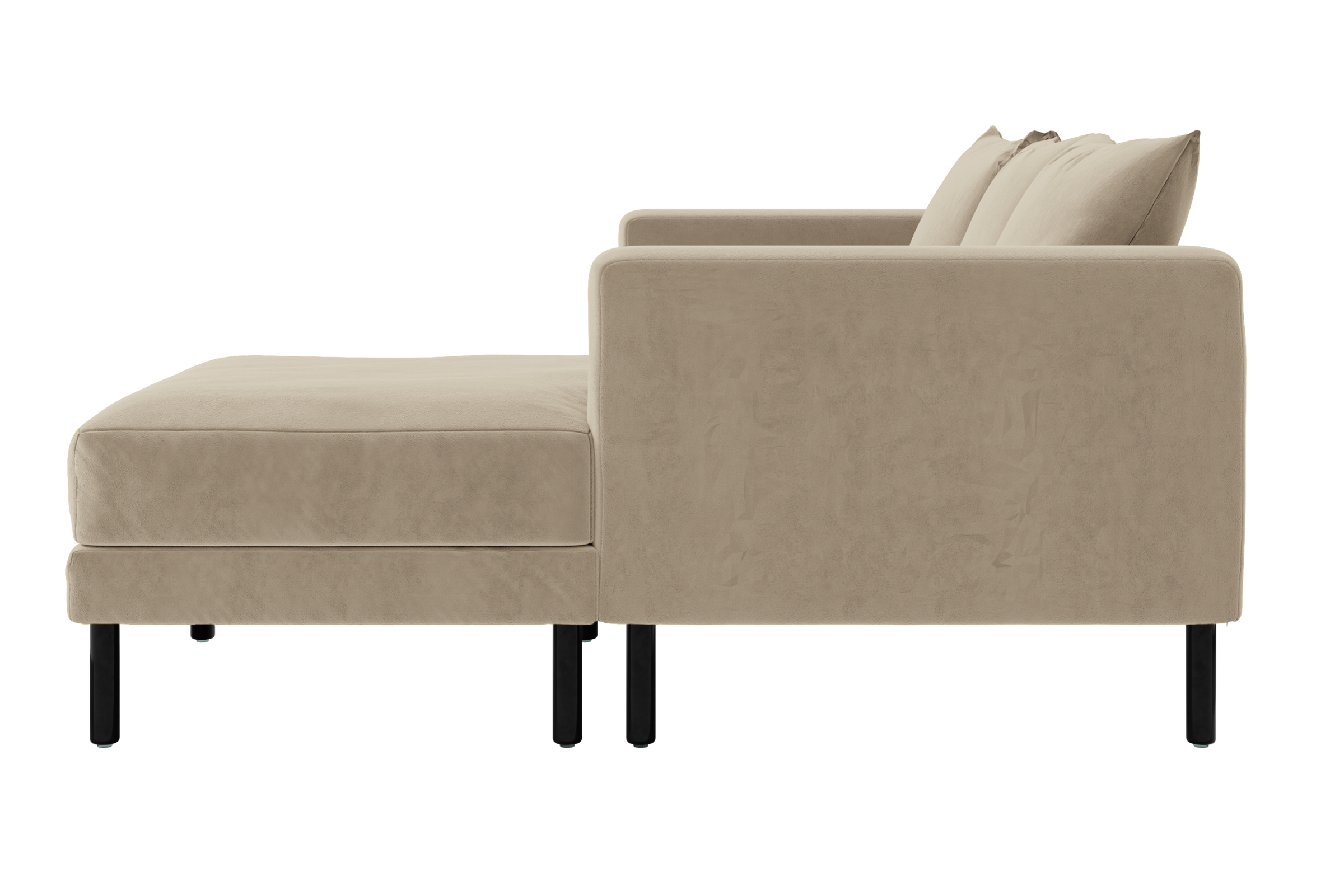 The Essential Sectional in Recycled Velvet