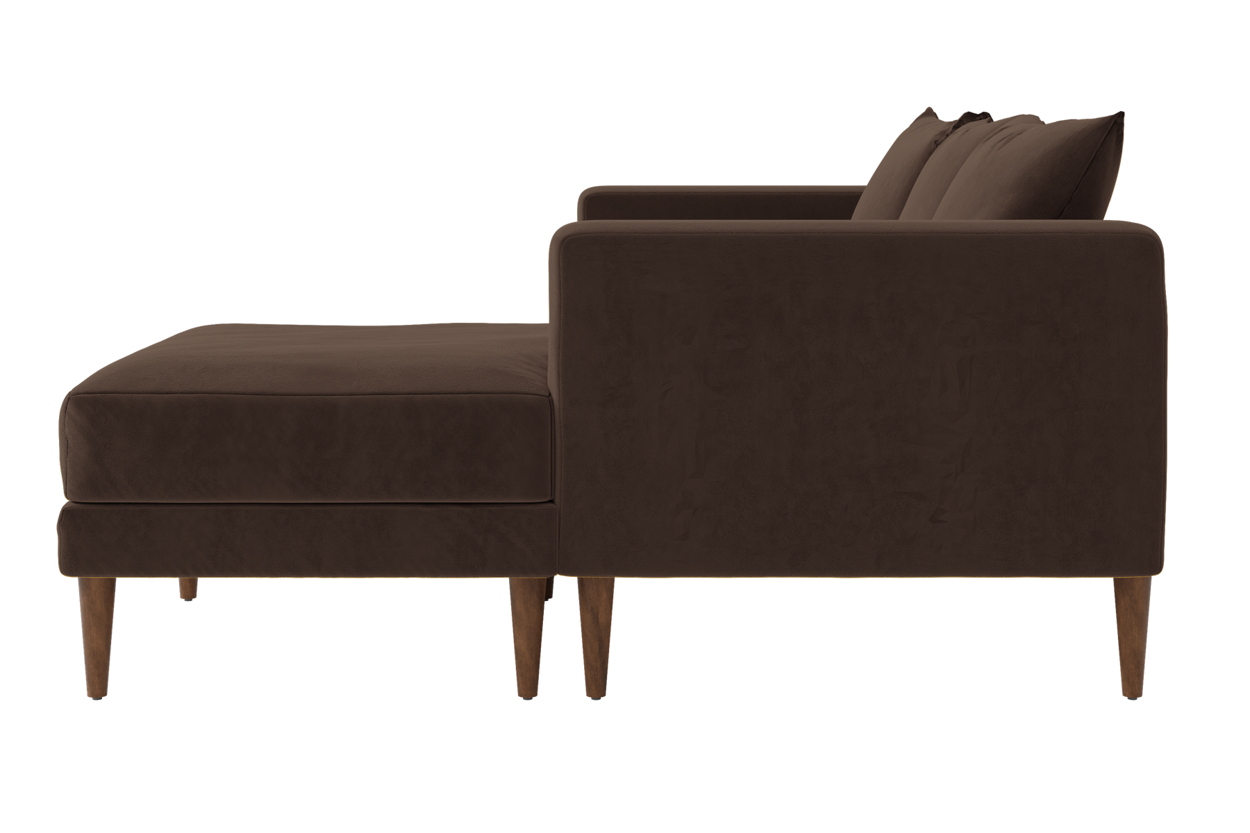 The Essential Sectional in Recycled Velvet