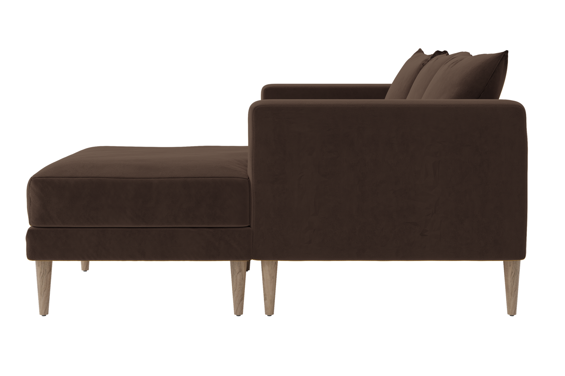The Essential Sectional in Recycled Velvet