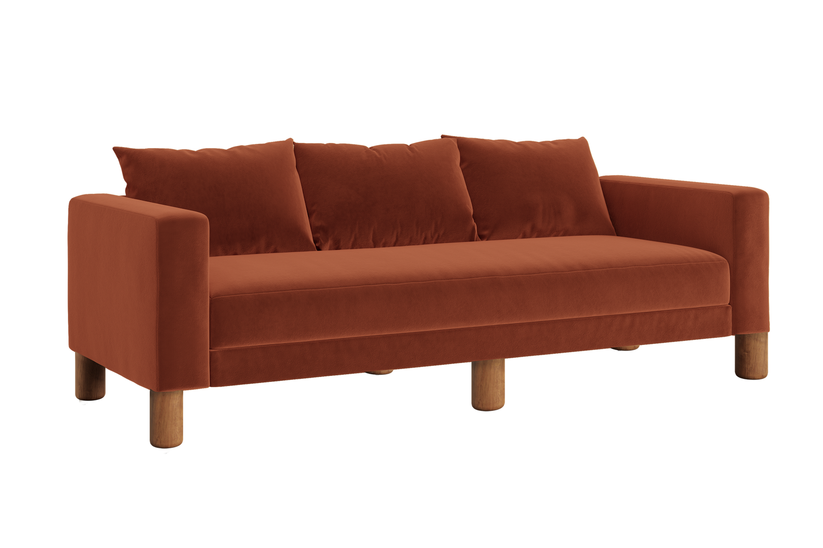 The Essential Sofa in Recycled Velvet