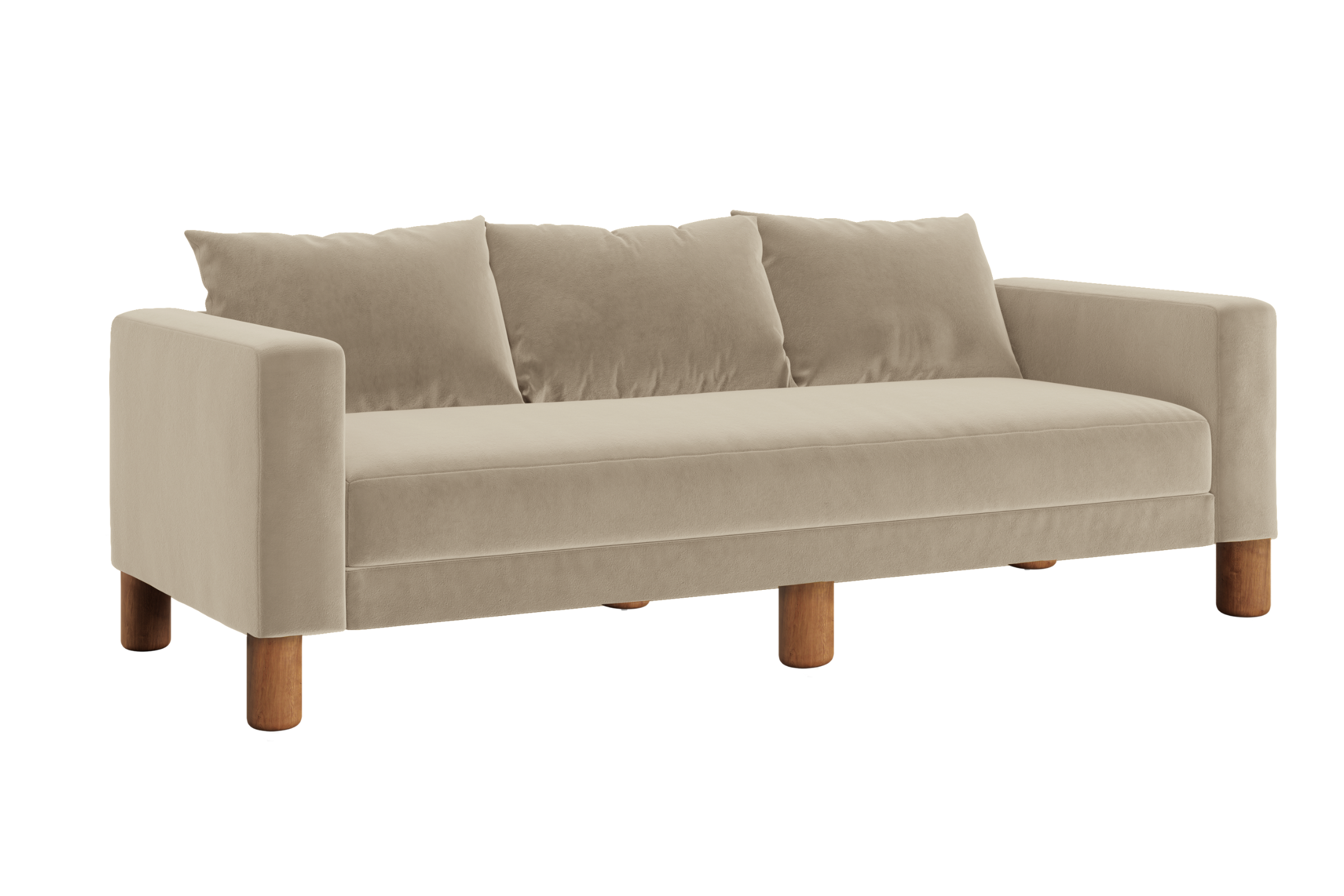 The Essential Sofa in Recycled Velvet