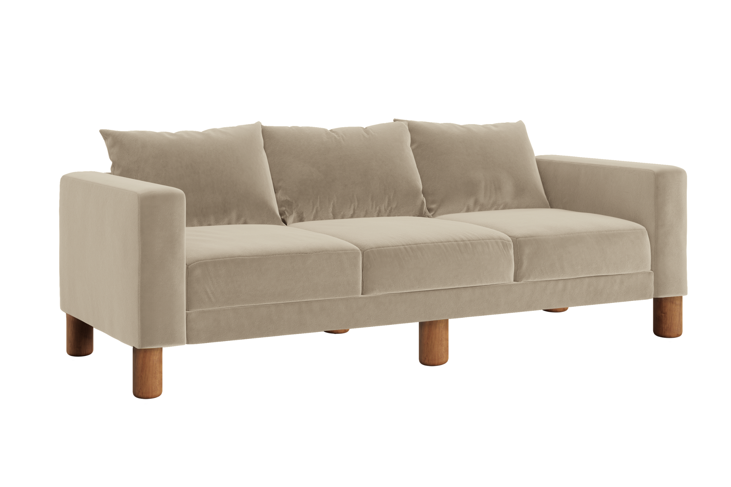 The Essential Sofa in Recycled Velvet