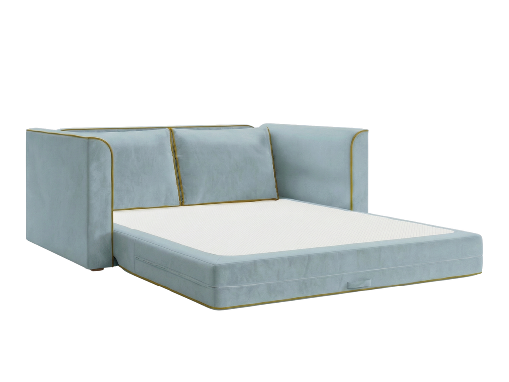 The Eclipse Sleeper Sofa in Recycled Velvet