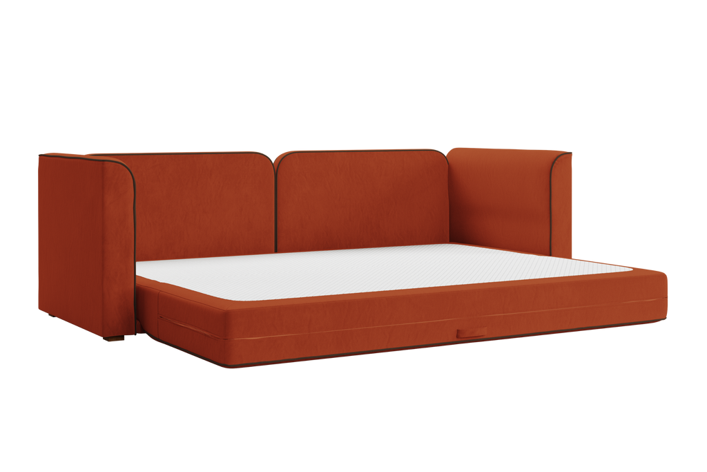 The Eclipse Sleeper Sofa in Recycled Velvet