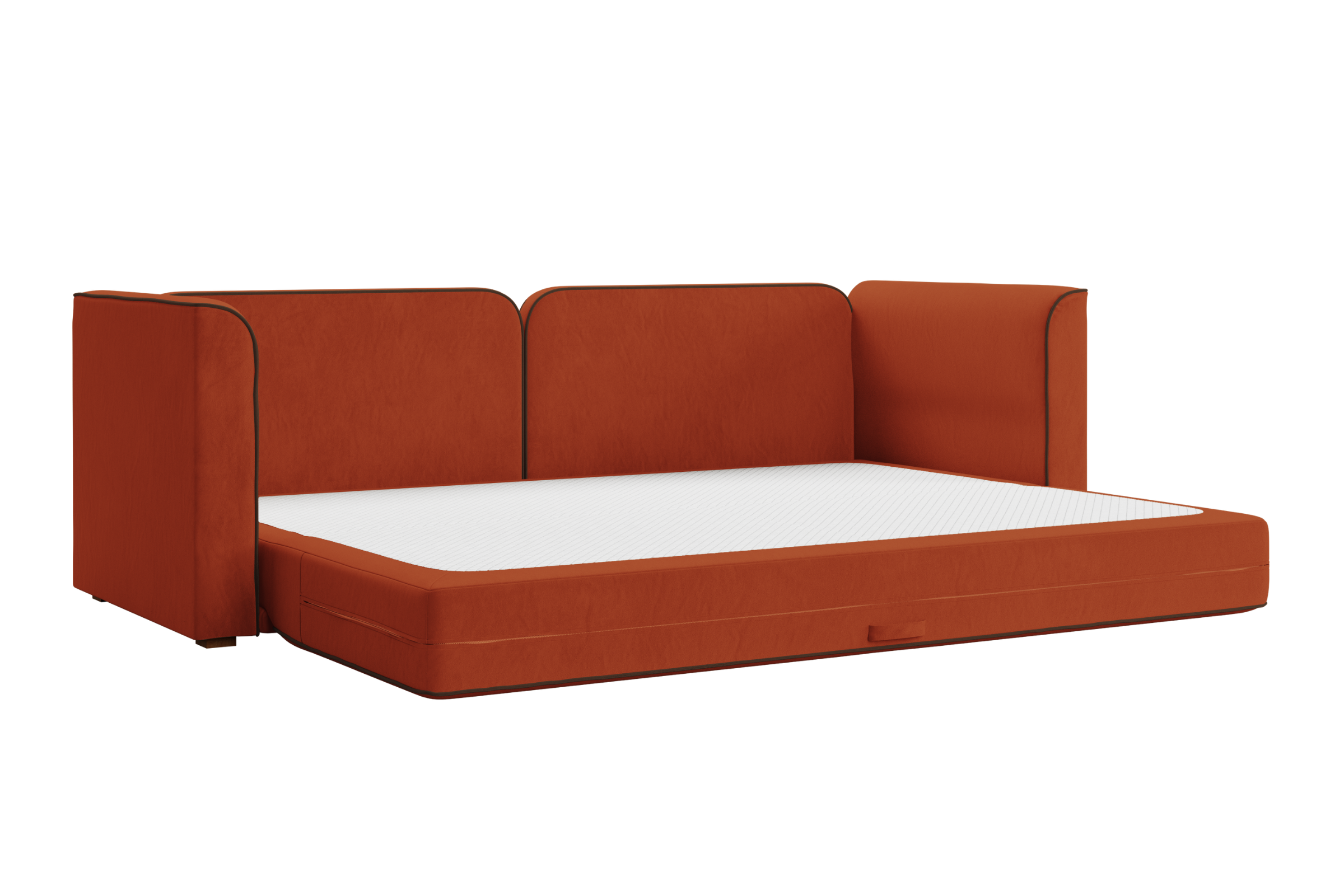 The Eclipse Sleeper Sofa in Recycled Velvet