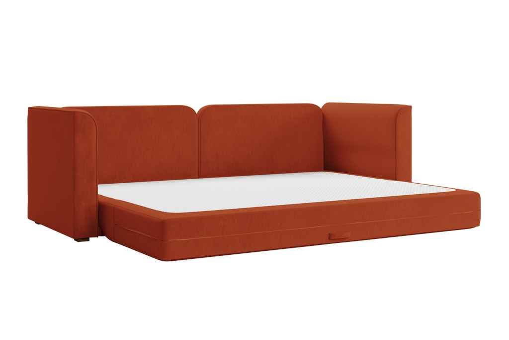 The Eclipse Sleeper Sofa in Recycled Velvet