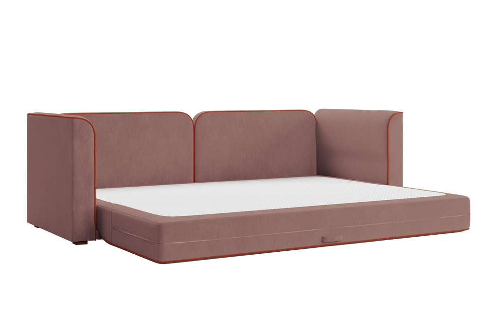 The Eclipse Sleeper Sofa in Recycled Velvet