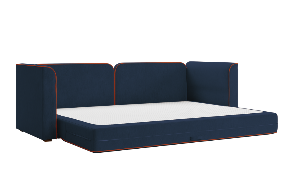 The Eclipse Sleeper Sofa in Recycled Velvet