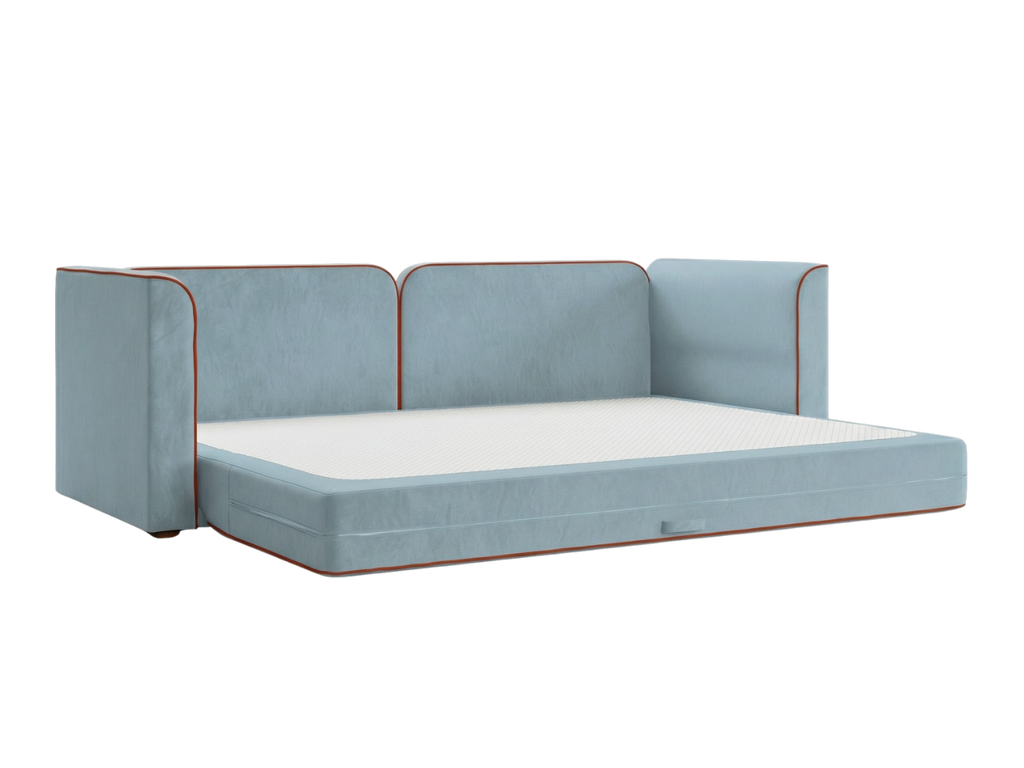 Eclipse 90" Sleeper Sofa in Recycled Velvet