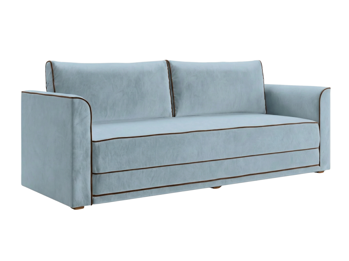 Eclipse 90" Sleeper Sofa in Recycled Velvet