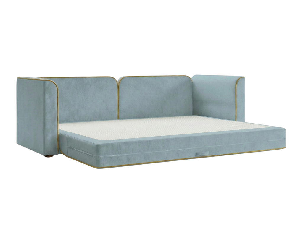 Eclipse 90" Sleeper Sofa in Recycled Velvet