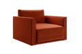 The Eclipse Sleeper Chair in Recycled Velvet