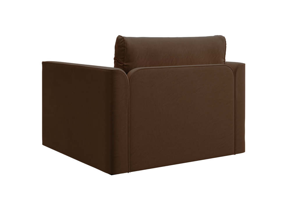 The Eclipse Sleeper Chair in Recycled Velvet