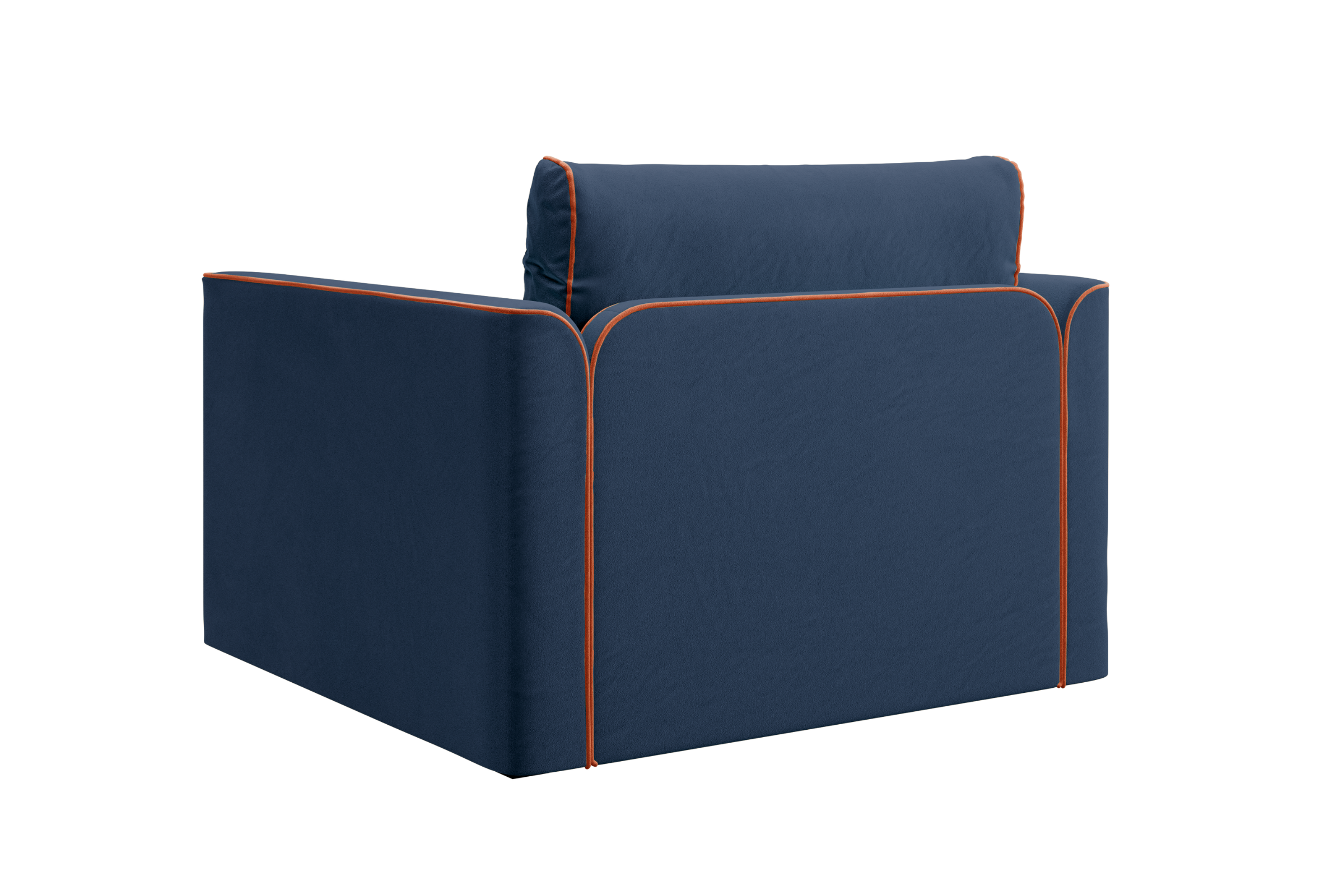 The Eclipse Sleeper Chair in Recycled Velvet