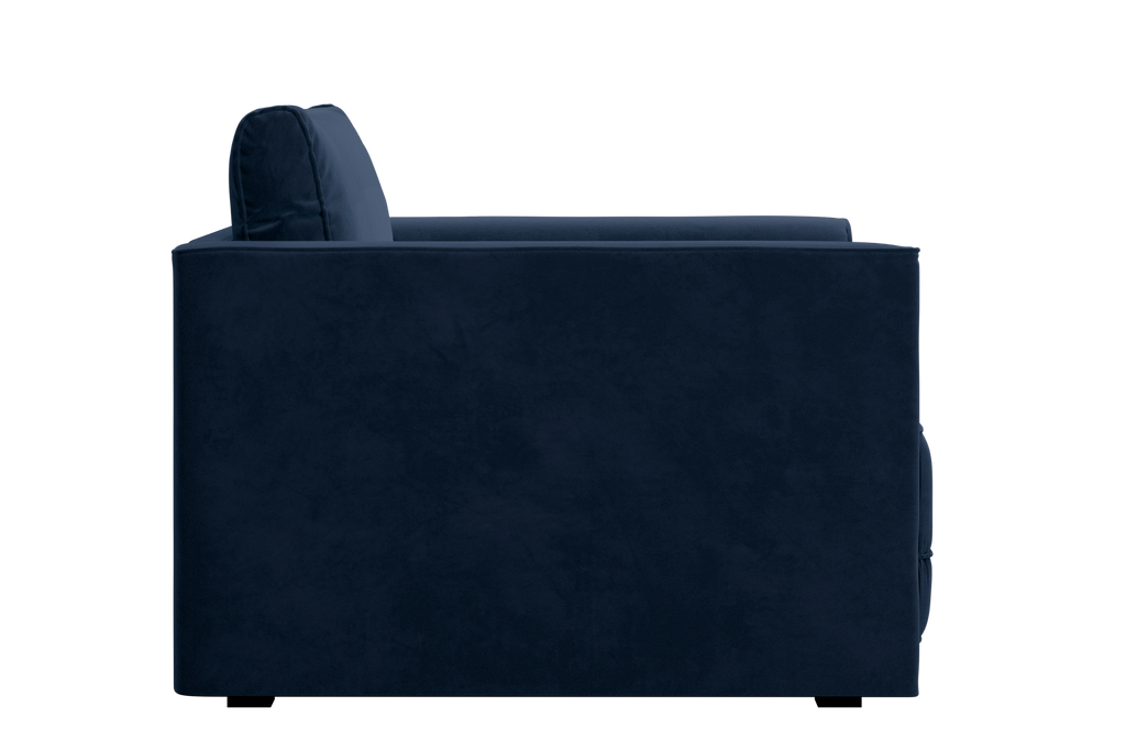 The Eclipse Sleeper Chair in Recycled Velvet