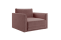 The Eclipse Sleeper Chair in Recycled Velvet