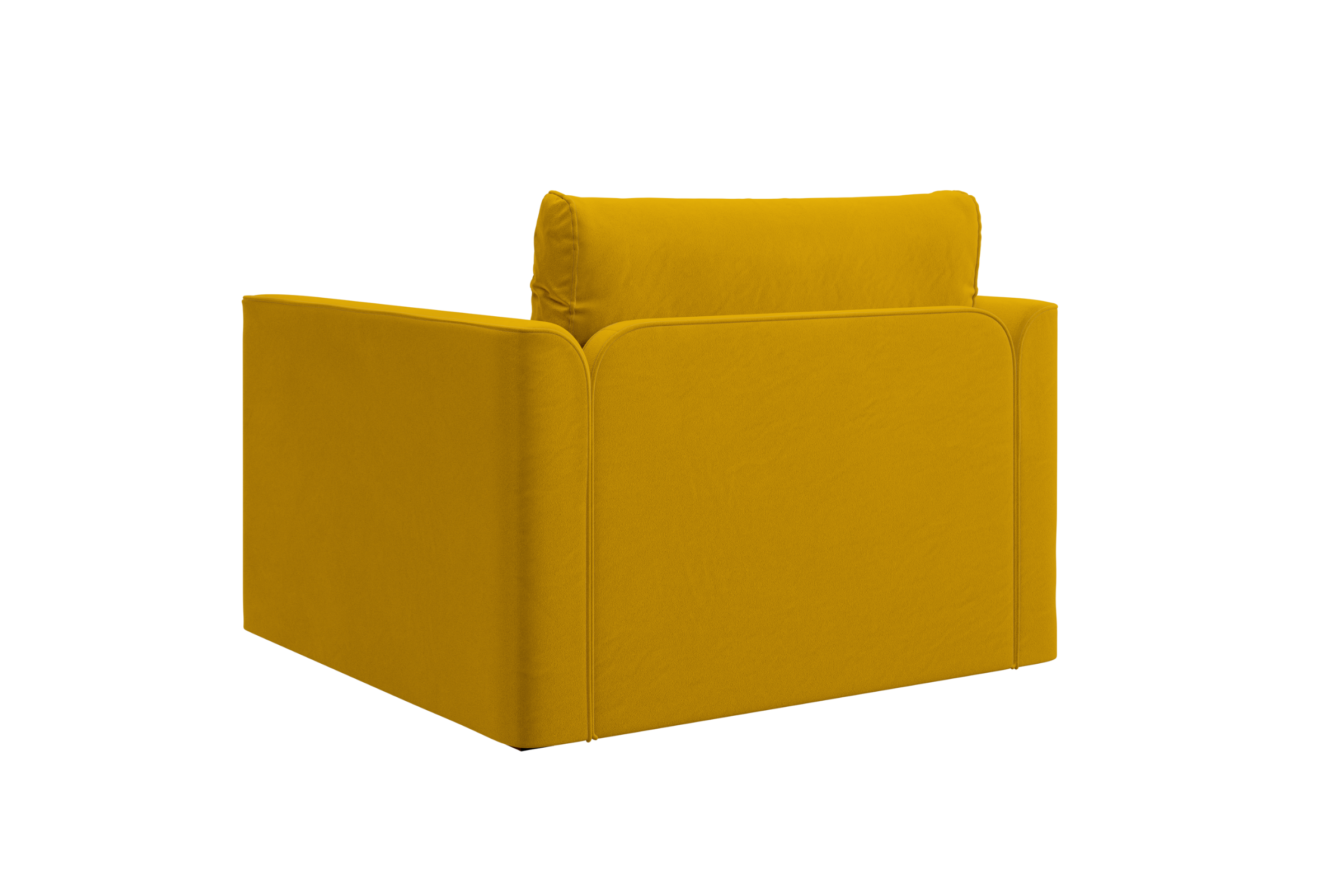 The Eclipse Sleeper Chair in Recycled Velvet