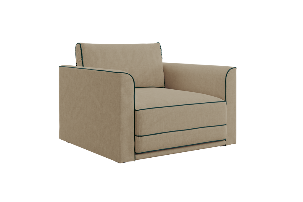 The Eclipse Sleeper Chair in Hemp Blend