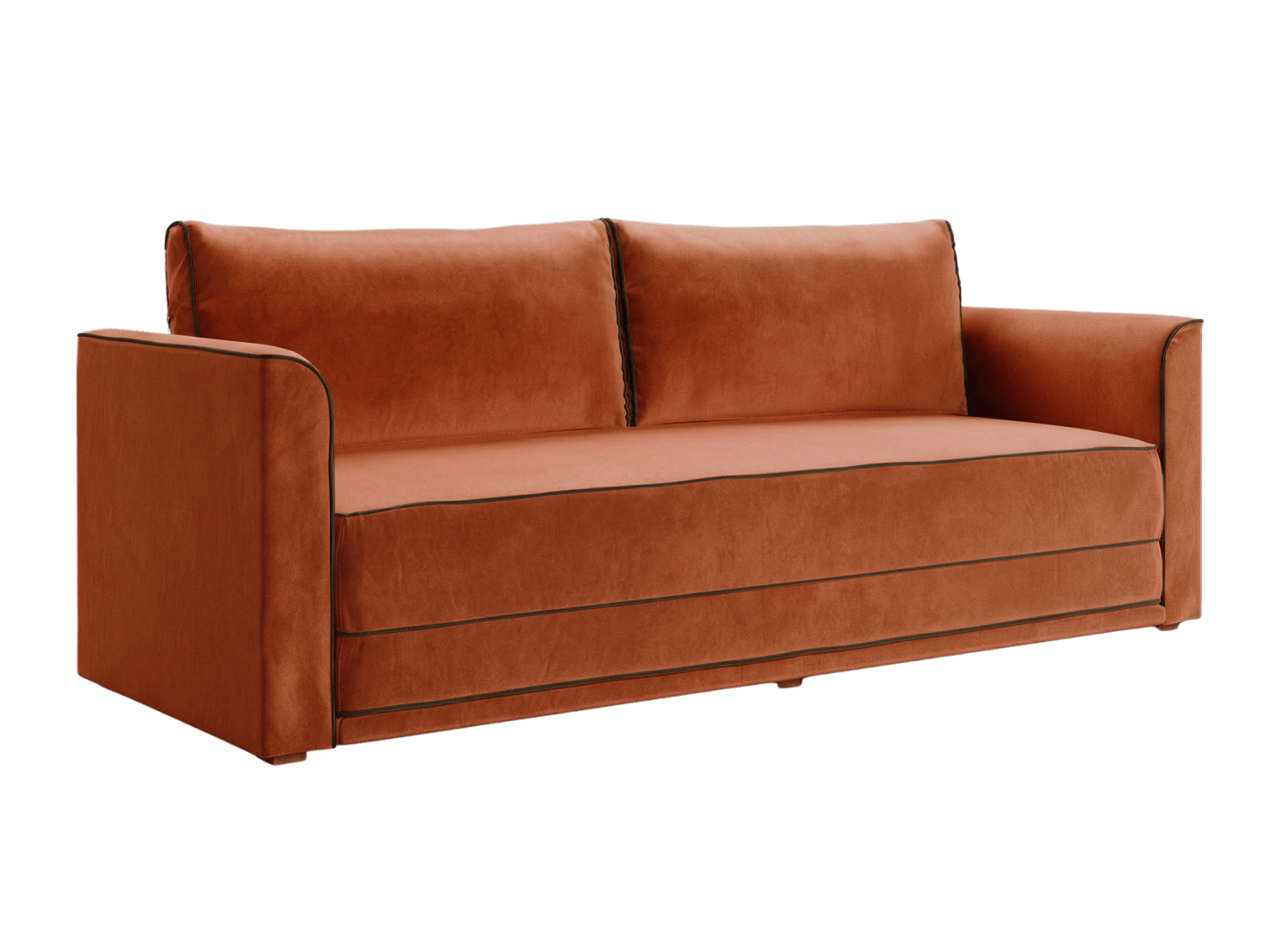 Eclipse 90" Sleeper Sofa in Recycled Velvet
