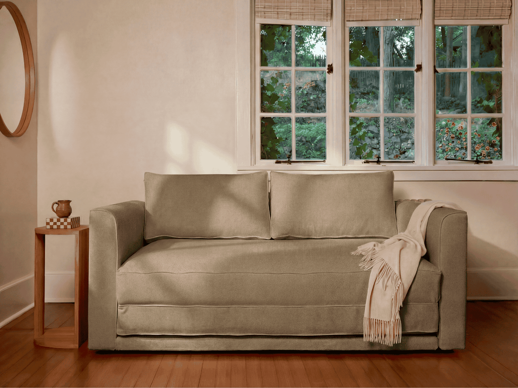 The Eclipse Sleeper Sofa in Upcycled Poly
