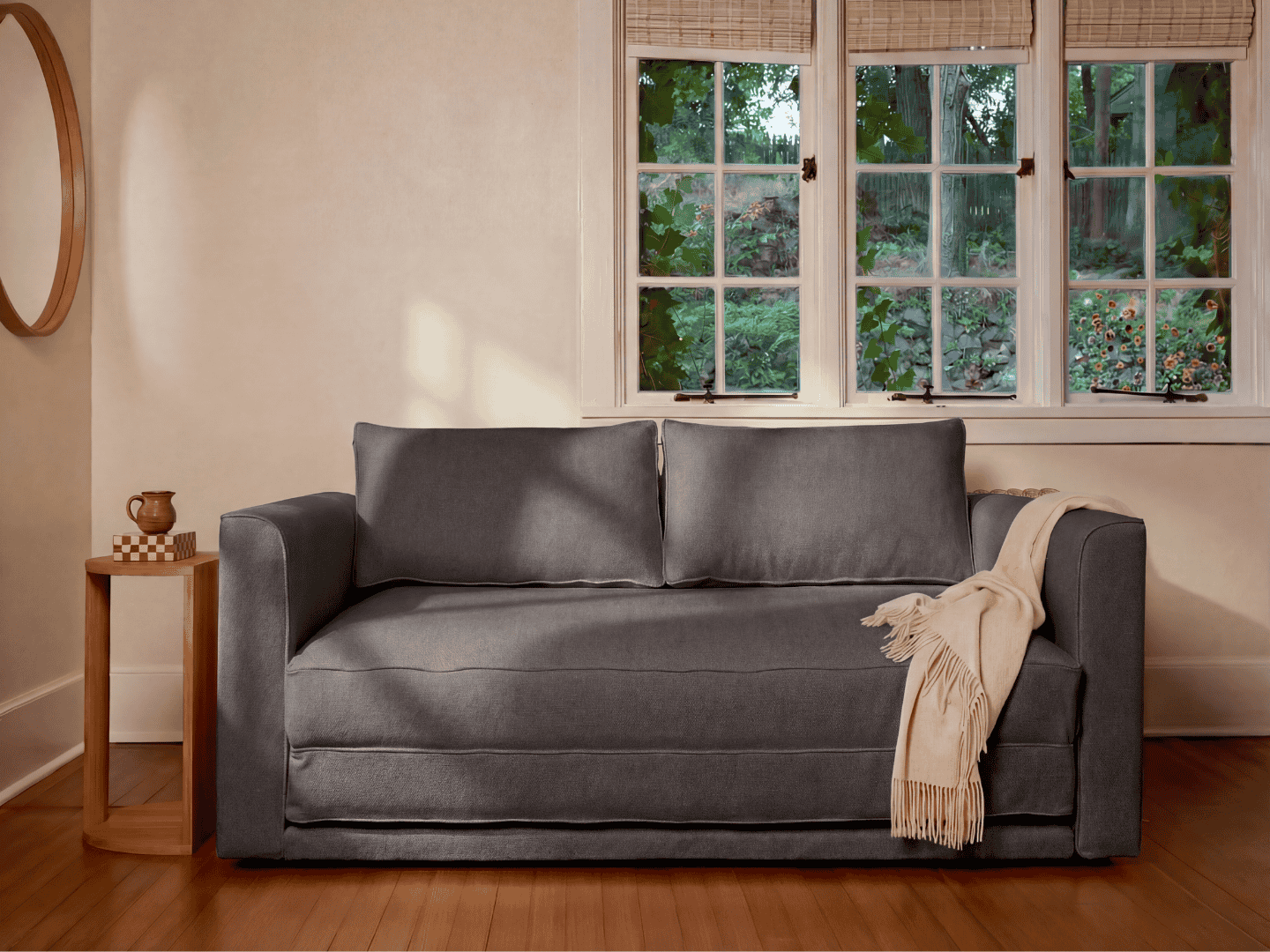 The Eclipse Sleeper Sofa in Hemp Blend
