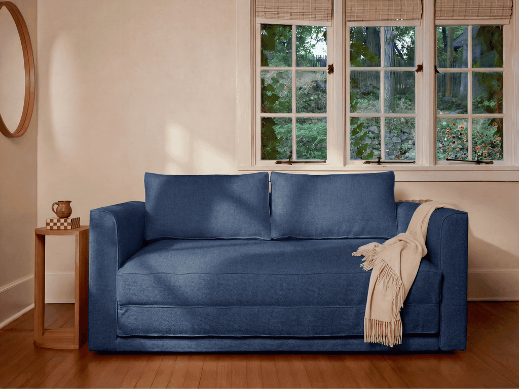 The Eclipse Sleeper Sofa in Upcycled Poly