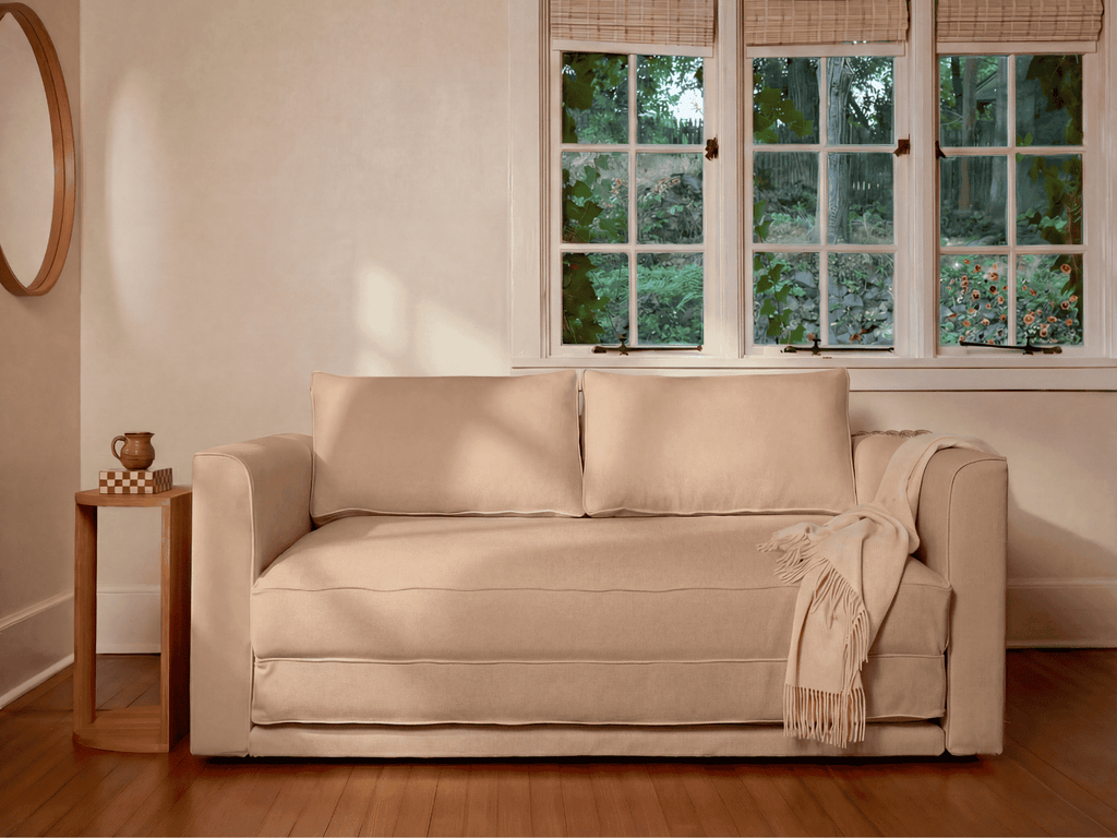 The Eclipse Sleeper Sofa in Hemp Blend