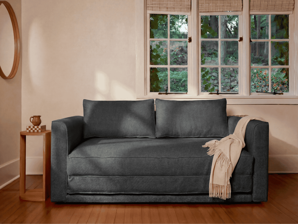 The Eclipse Sleeper Sofa in Upcycled Poly