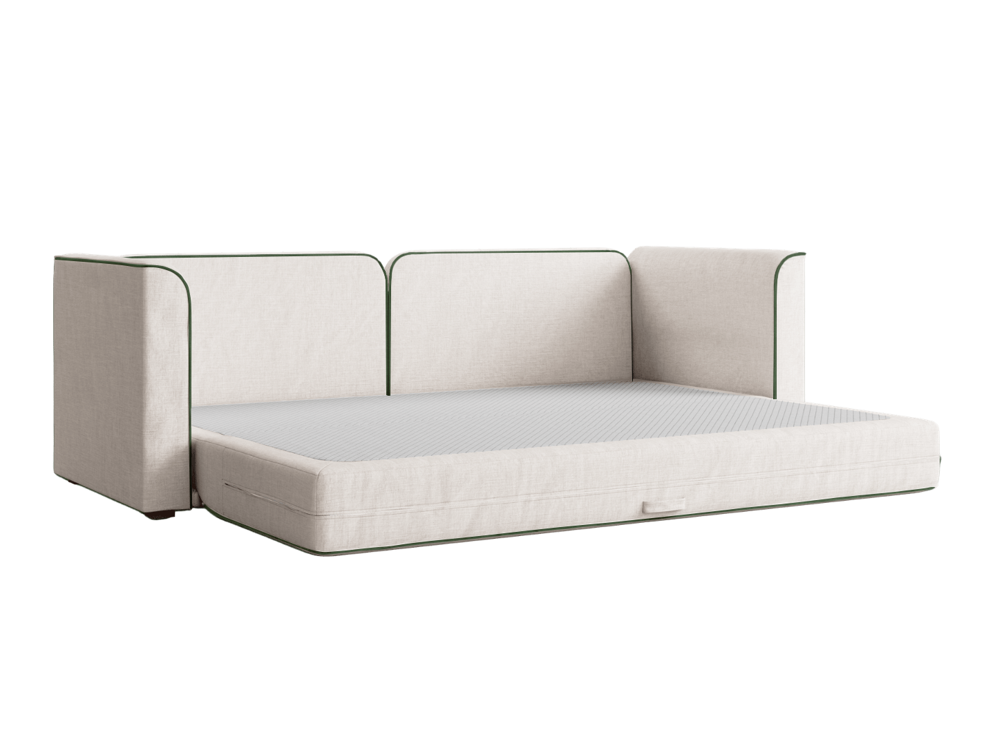 Eclipse 90" Sleeper Sofa in Hemp Blend