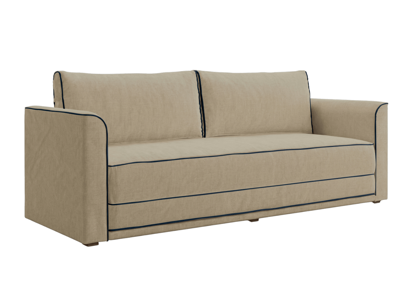 Eclipse 90" Sleeper Sofa in Hemp Blend