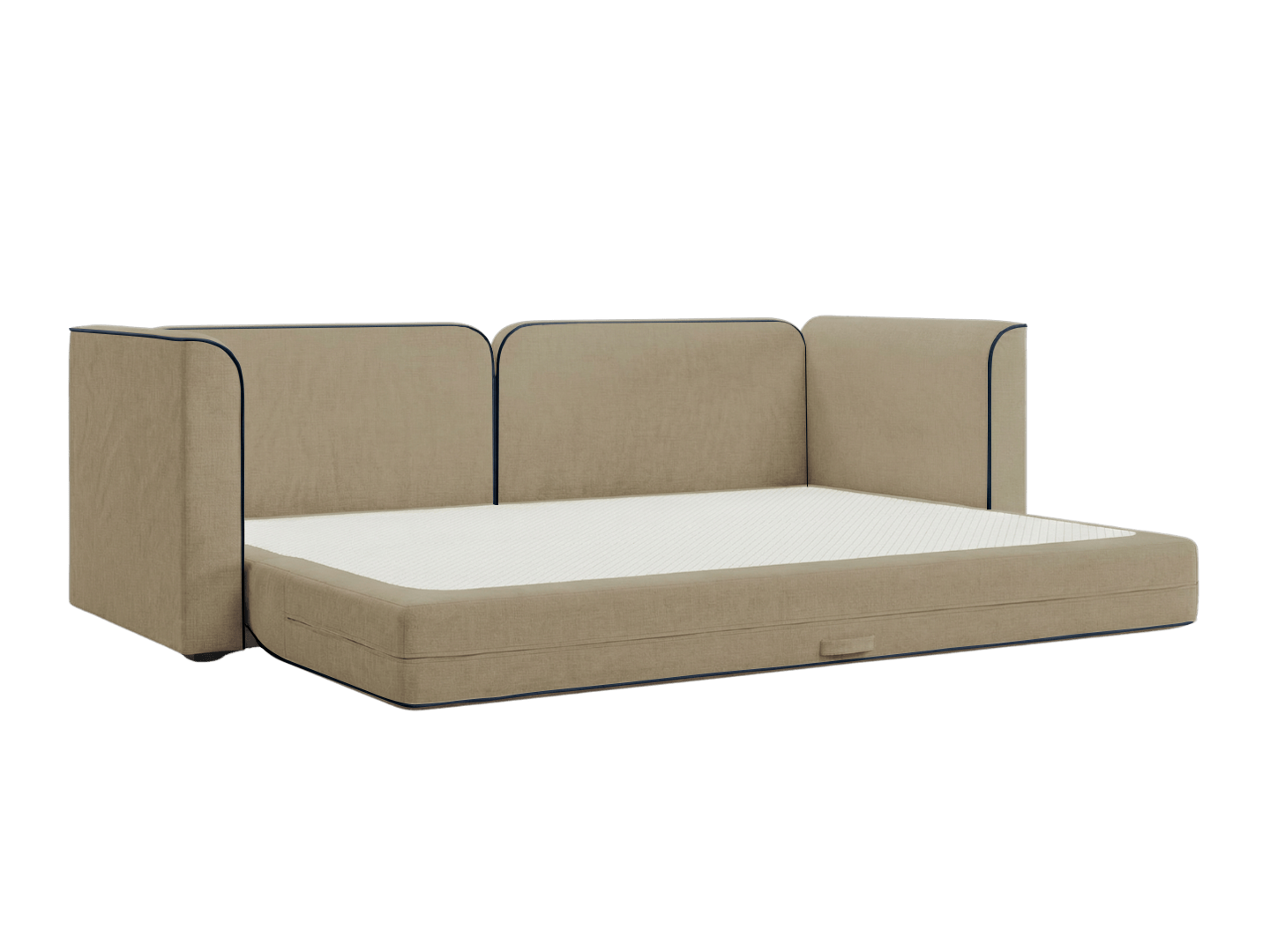 Eclipse 90" Sleeper Sofa in Hemp Blend