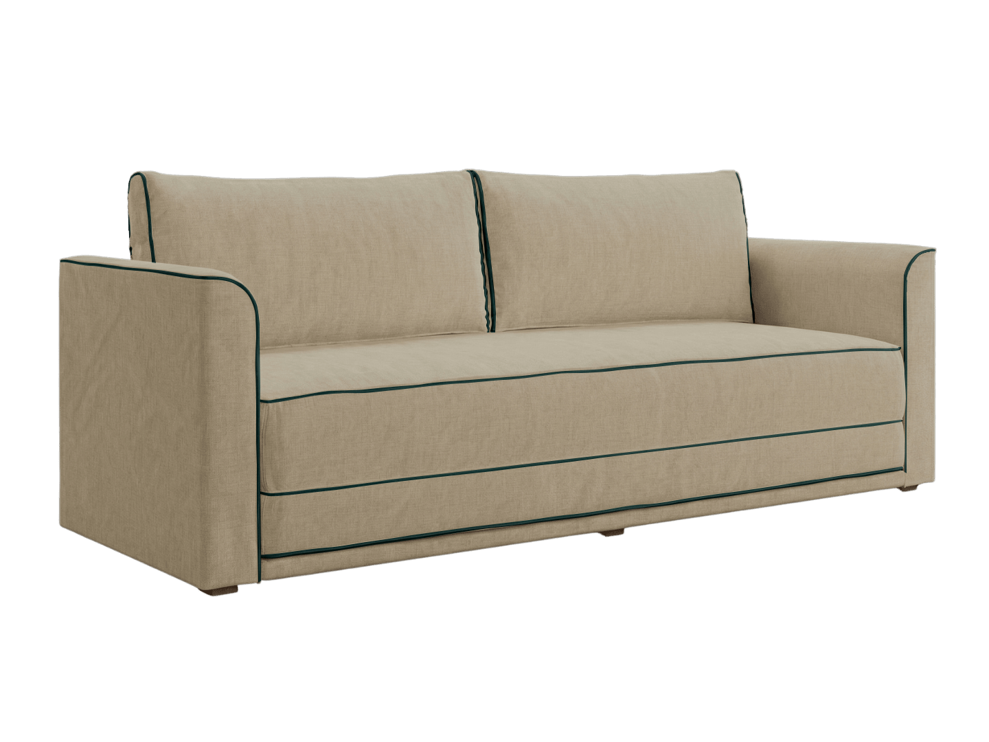 Eclipse 90" Sleeper Sofa in Hemp Blend
