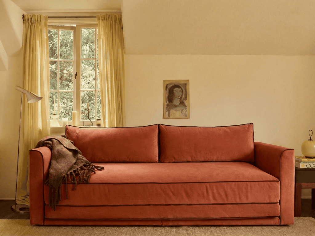 Eclipse 90" Sleeper Sofa in Recycled Velvet