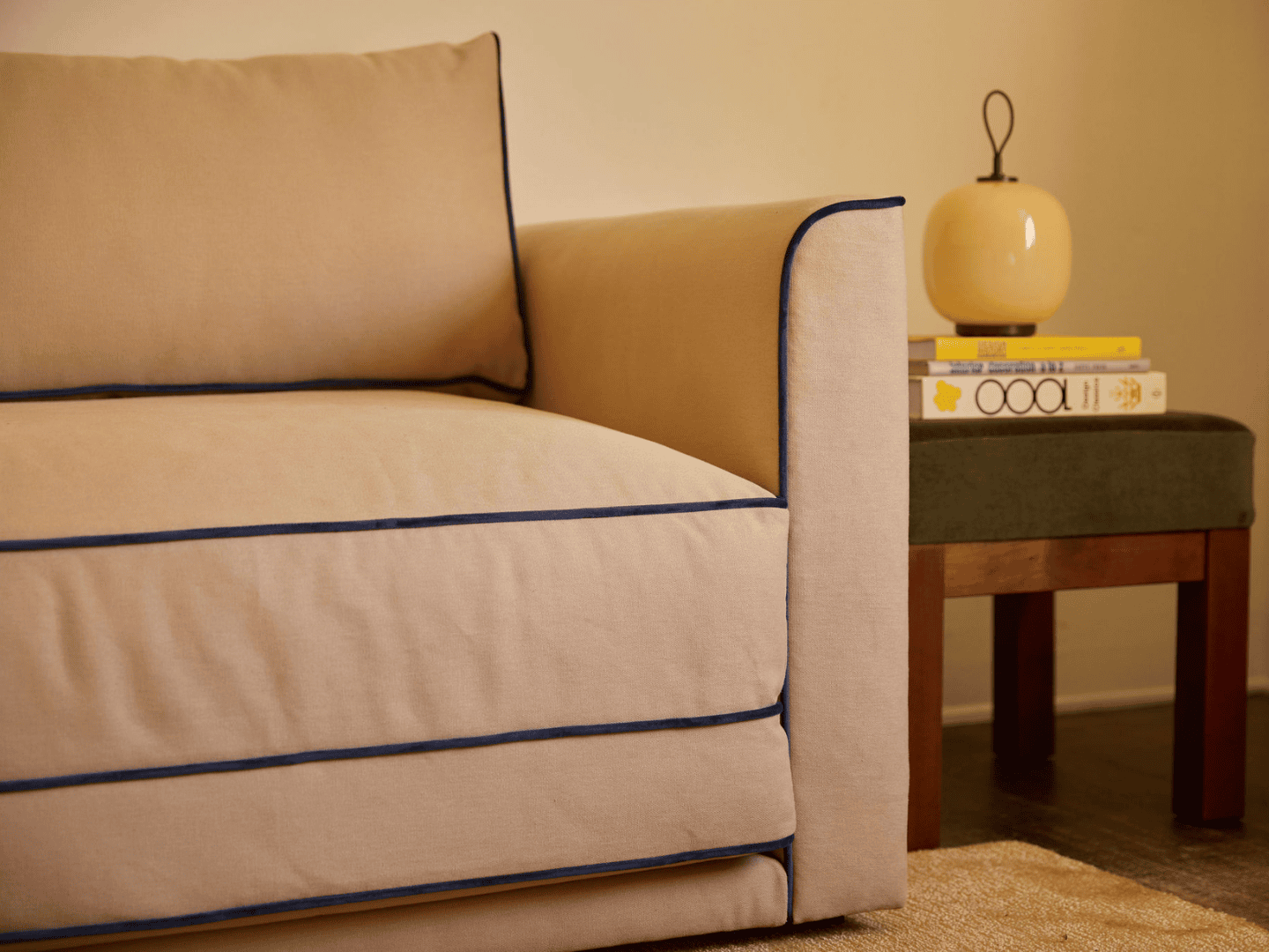 Eclipse 90" Sleeper Sofa in Hemp Blend