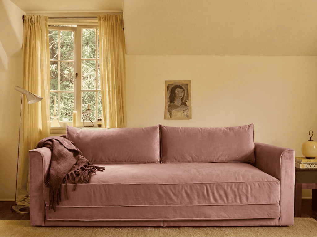 Eclipse 90" Sleeper Sofa in Recycled Velvet