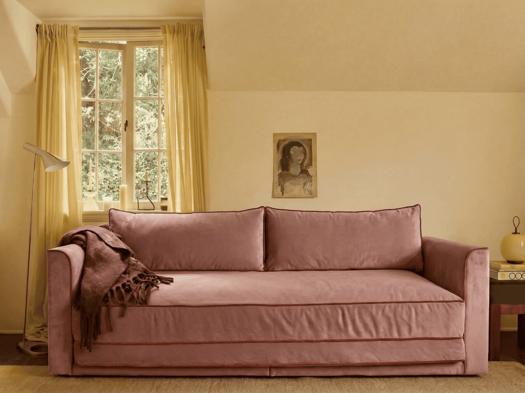 Eclipse 90" Sleeper Sofa in Recycled Velvet